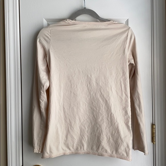 Ivory/Cream Long Sleeve Eddie Bauer Shirt - Picture 6 of 6